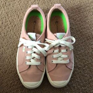 Cariama canvas pink sneakers